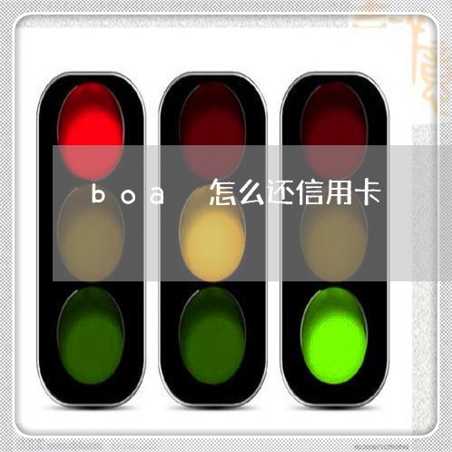 boa 怎么还信用卡/2023072219268